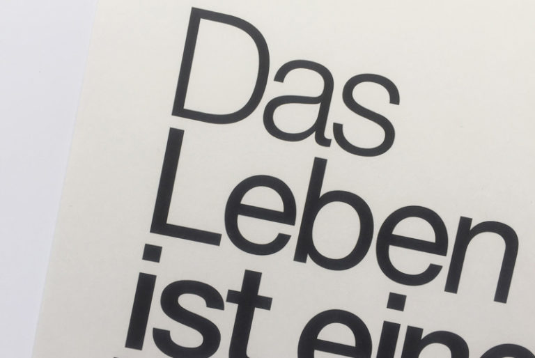 Print DAS LEBEN IST EINE WUNDERTÜTE freundts wohnaccessoires
